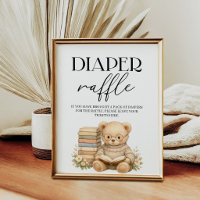 Diaper Raffle Storybook New Chapter Baby Shower