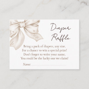 Diaper Raffle Ticket Baby Shower Insert