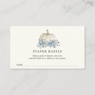 Diaper Raffle Ticket for Baby Shower Enclosure Car Card