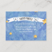 Diaper Raffle Ticket LOVE Moon n Back Baby Shower