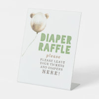 Diaper Raffle Tickets Here - Baby Shower