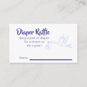 Diaper Raffle to send with Baby Shower invitation
