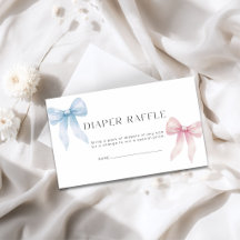 Diaper Raffle Twins Gender Reveal
