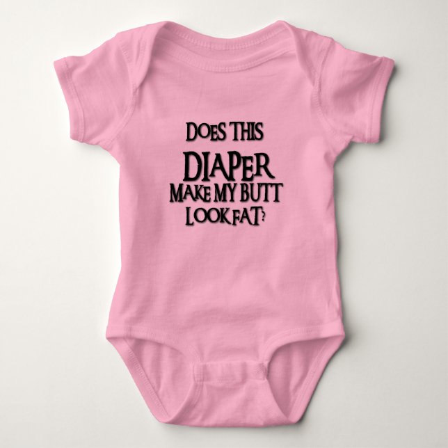 diaperblk baby bodysuit (Front)