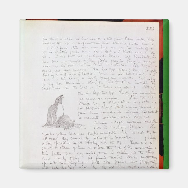 Diary Entry for 9th January, 1902 Magnet (Front)