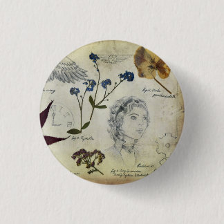Diary of a Botanist 3 Cm Round Badge
