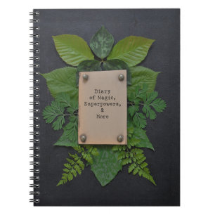 Diary of Superpowers Spiral Notebook