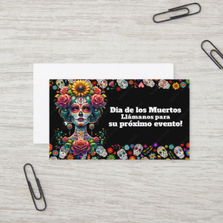 Dias de los muertos business card