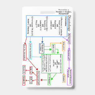 Diastolic Dysfunction badge ID Badge