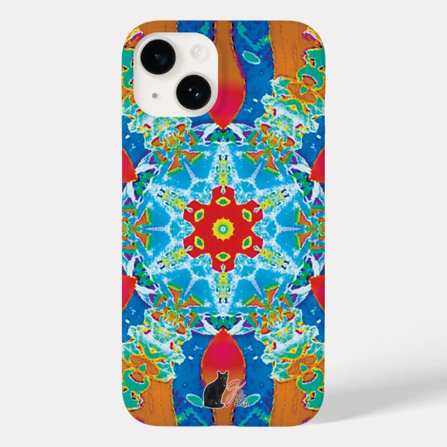 Diatome Kaleidoscope iPhone Case (Back)