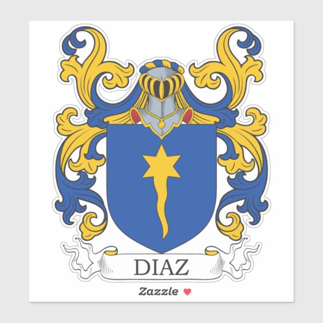 Diaz Family Crest (Sheet)