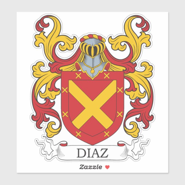 Diaz Family Crest (Sheet)