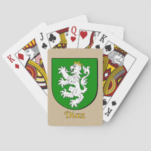 Diaz Heraldic Shield Playing Cards