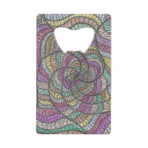 Diba | Colourful Abstract Spiral Hand-Drawn Art