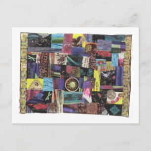 Dibble_Artworks_043_Crazed_Quilt_2 Postcard