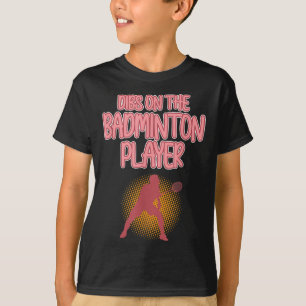 Dibs On Badminton Player Shuttle Coach Graphic  T-Shirt