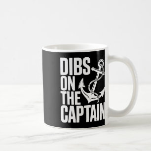 Dibs On The Captain Funny Girl's Trip Lake Cruise Coffee Mug