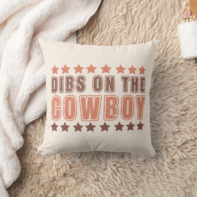 Dibs On The Cowboy Cushion (Blanket)