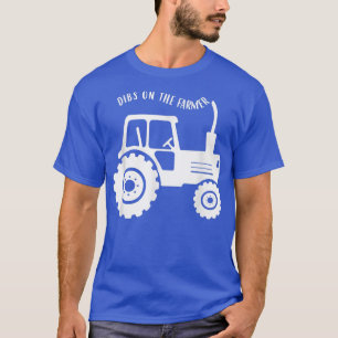 Dibs On The Farmer Western Farm Girl Country Farm T-Shirt