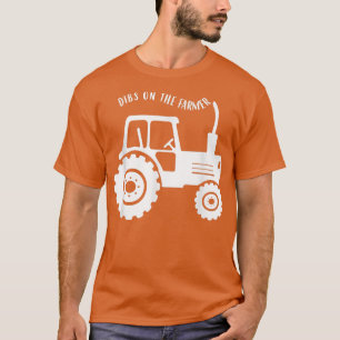 Dibs On The Farmer Western Farm Girl Country Farm T-Shirt