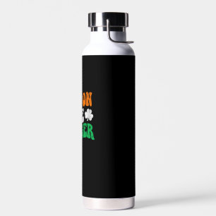 Dibs On The Ginger Retro Irish Flag Funny St Patri Water Bottle