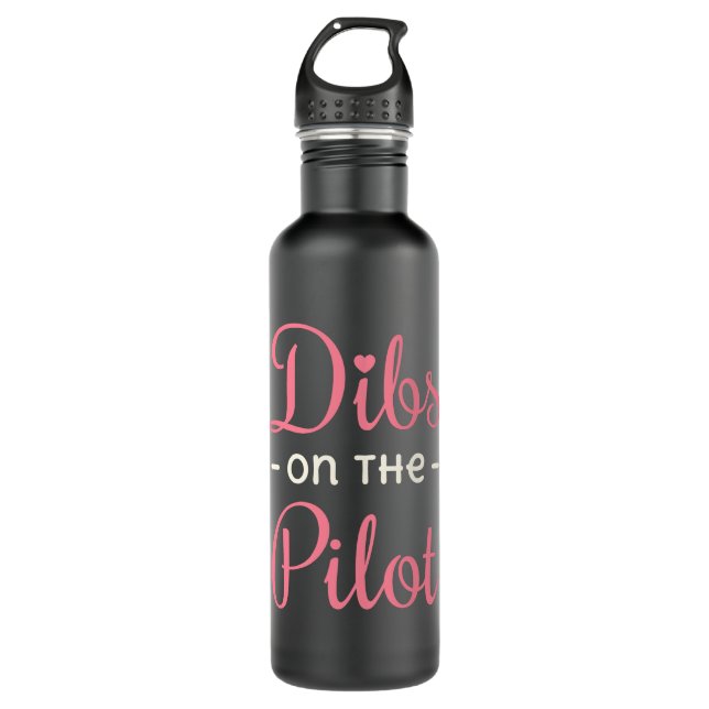 Dibs on the Pilot  710 Ml Water Bottle (Front)