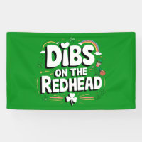 Dibs On The Redhead Funny St Patrick's Day