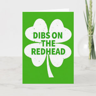Dibs On The Redhead Luck Card