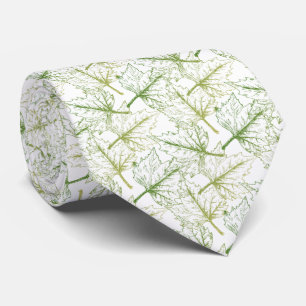 dibujo de hojas verde degradado tie