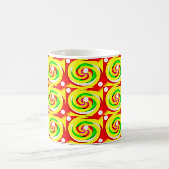 Dice art coffee mug (Center)