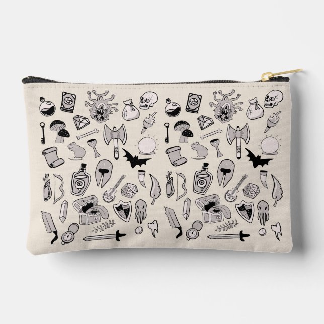 Dice Bag - RPG Pattern (Back)