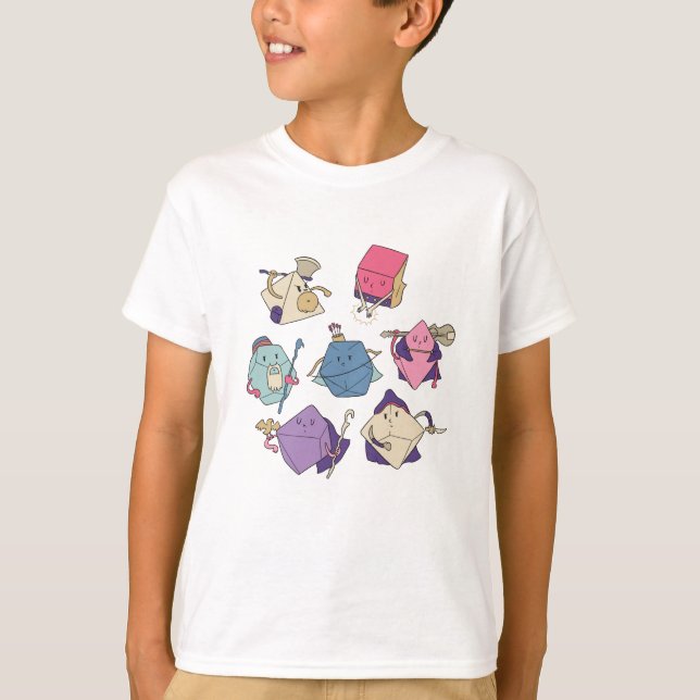 Dice characters T-Shirt (Front)