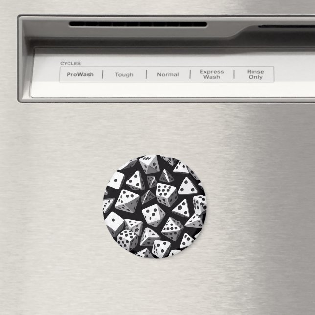 Dice Delight: A Geometric Cascade Magnet (In Situ (Dishwasher))