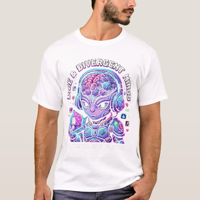 Dice & Divergent Minds Graphic Tee (Front)