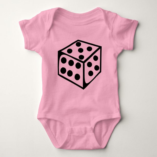 Dice - Five Baby Bodysuit (Front)