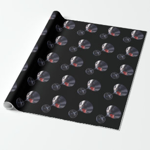 Dice Glass Wrapping Paper