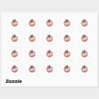 Dice in Parallel Universe Square Sticker