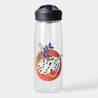 Dice in Parallel Universe Water Bottle