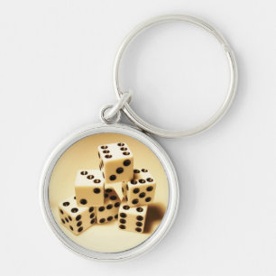 Dice keychain