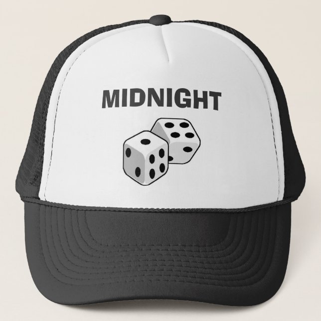 DICE-MIDNIGHT TRUCKER HAT (Front)