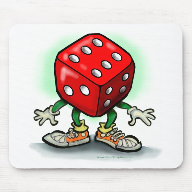 Dice Mouse Pad (Front)