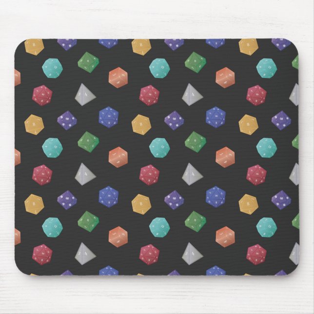 Dice Pattern Mouse Pad (Front)