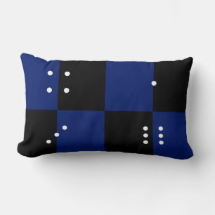 Dice polka dot dice pattern lumbar cushion