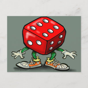 Dice Postcard