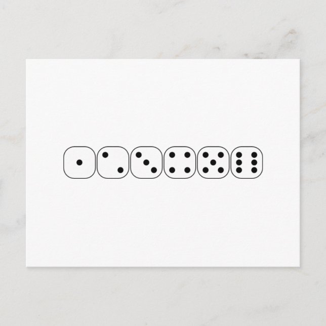 Dice Postcard (Front)
