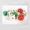DICE - RED, WHITE and GREEN