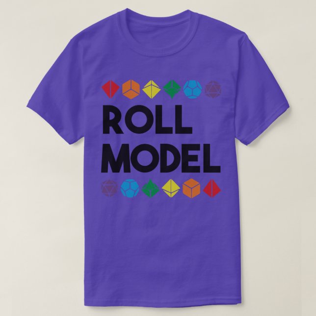 Dice Roll Model T-Shirt (Design Front)