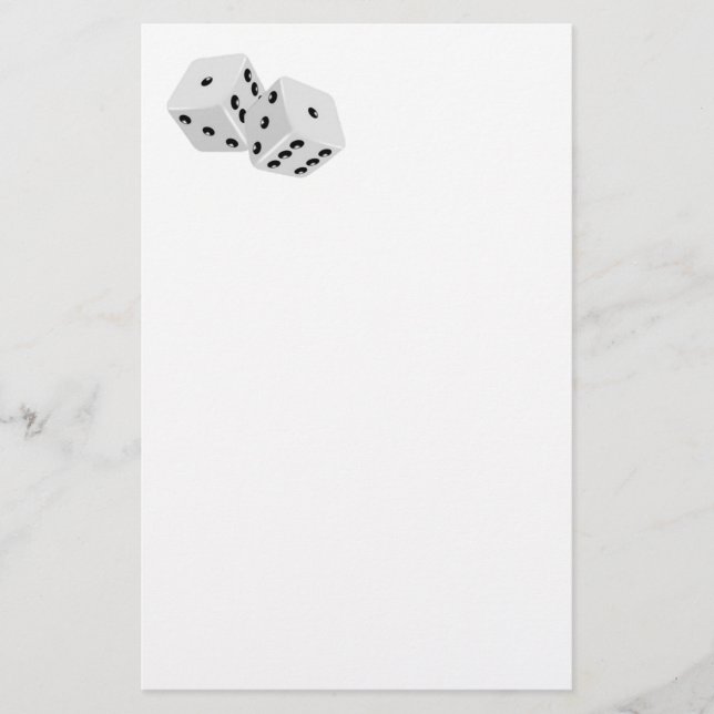 Dice Rolling Stationery (Front)