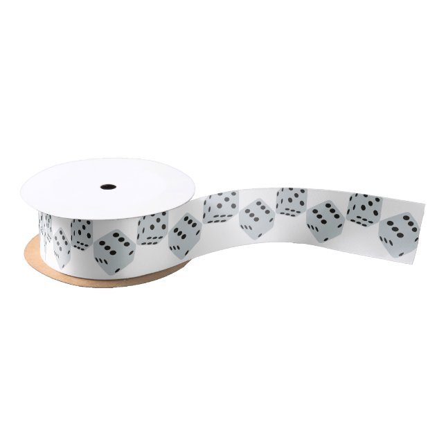 Dice Satin Ribbon (Spool)