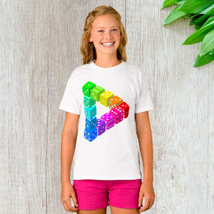 Dice Triangle Girls T-Shirt